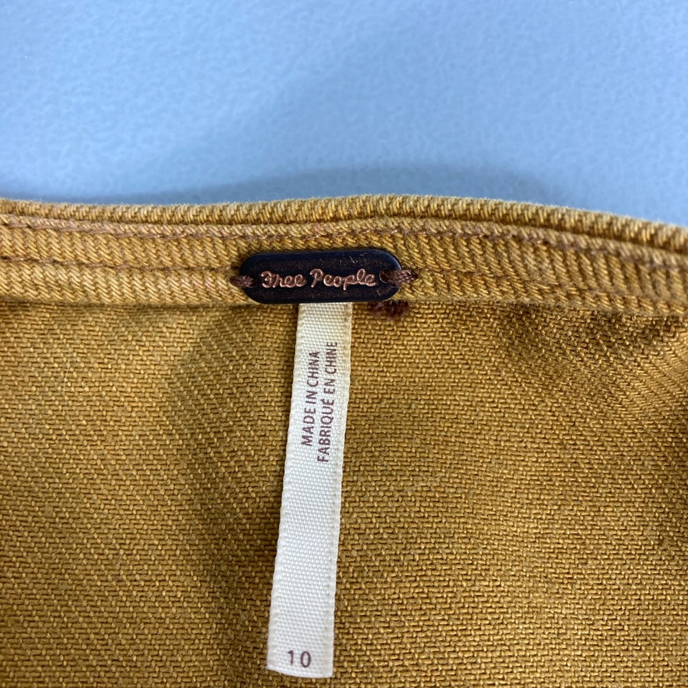 Free People Tan A-Line Skirt - Picture 5 of 14